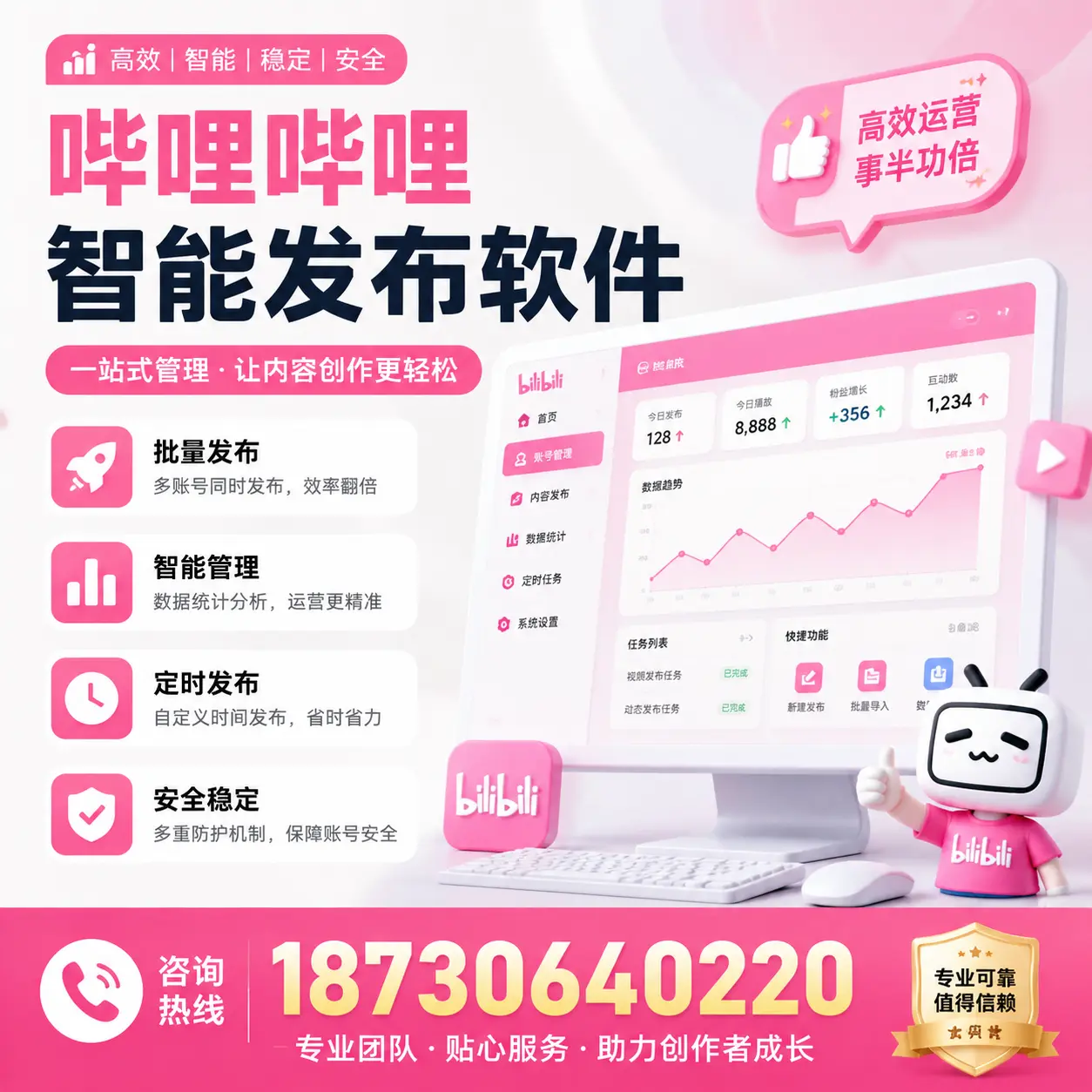 如何评估哔哩哔哩智能发布软件的ROI？秦皇岛 企业必读
